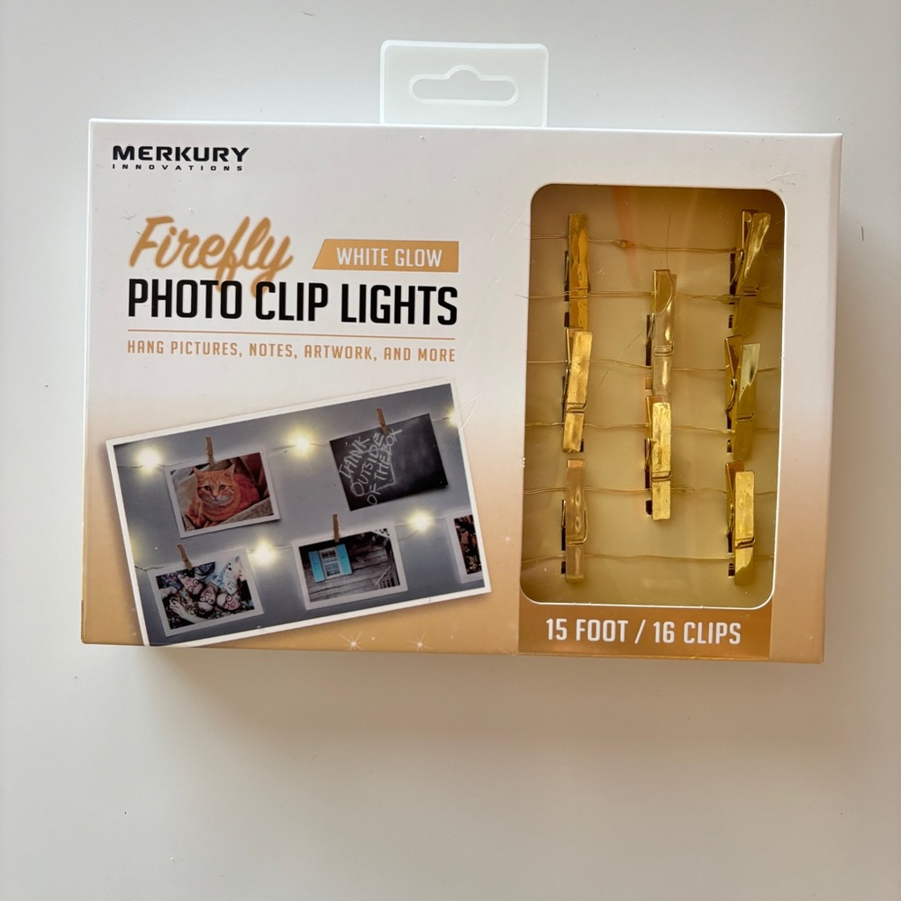 Merkury Firefly Photo Clip Fairy Lights